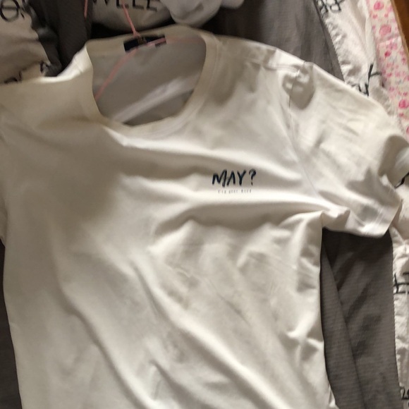 Men's short-sleeved white T-shirt printed simple round-neck short-sleeved casual - Picture 2 of 16